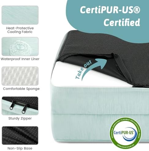COZY KISS Cooling Dog Bed for Medium Dogs - Image 4