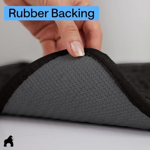 GORILLA GRIP SoakSTOPPER Dog Door Mat, Machine Wash and Dry, 48x30 Black - Image 5