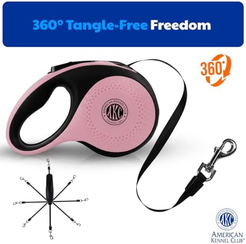 American Kennel Club Retractable Dog Leash, Tangle-Free, Ergonomic Grip - Image 5