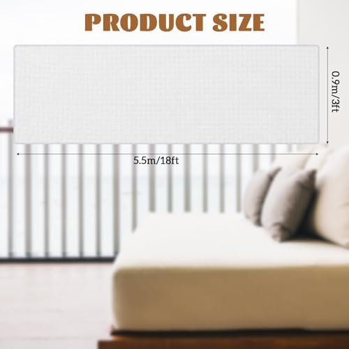 Hosuly Banister Guard Balcony Netting, 18 x 3 ft, 1 Set - Image 2