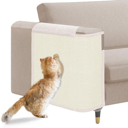 Cat Scratch Sofa Protector, 23.6" L*19.7" W Cat Scratch Furniture Protector Pad by Oroonoko