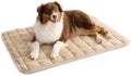 Bedsure ComfyFleece® Washable Dog Crate Pad, Soft Thin Large Pet Mat by BEDSURE