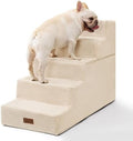 Aodisman Dog Stairs for High Beds 22.6" H, 5-Step Pet Steps for Small Dogs by AODISMAN