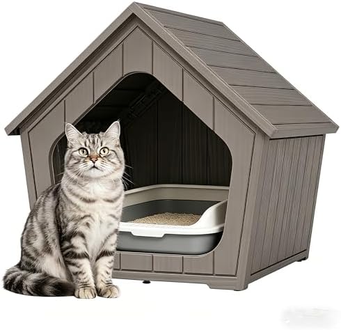 Cat Litter Box Enclosure Furniture, Hidden Litter Box by Unknown
