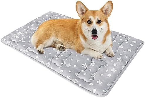 Dog Crate Mat, Soft Dog Bed Pad Mat by Moonsea