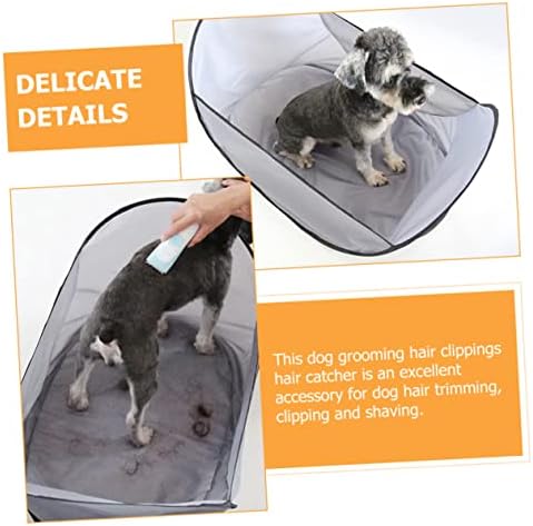 MERRYHAPY Polyester Pet Shearing Bib Dog Hair Cutting Catcher Dog Grooming Bib - Image 5
