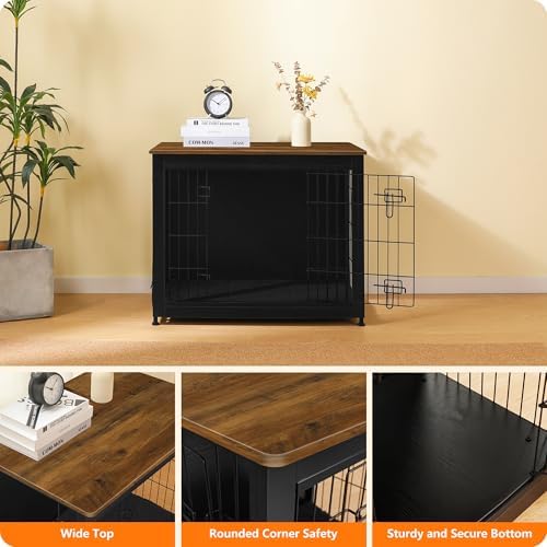 DWANTON 32.5" Dog Crate Furniture - Image 6