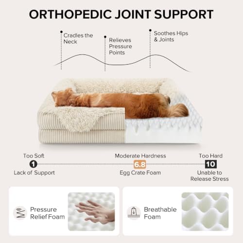 GASUR Orthopedic Dog Bed Extra Large Sized Dog, Washable XXL Dog Couch Beds - Image 2