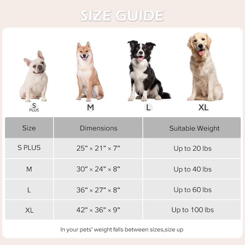 JOEJOY Small Dog Bed for Small Dogs, Rectangle Washable Orthopedic Dog Bed - Image 6