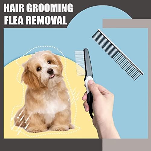 5PCS Grooming Kit for Dog, Puppy- Deshedding & Slicker Brush for Short-Haired - Image 5