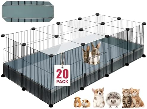 VISCOO 20 Panels Small Animal Playpen by VISCOO