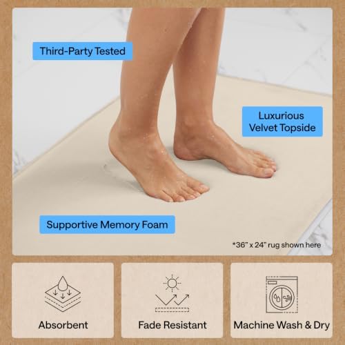 GORILLA GRIP® Memory Foam Bath Rug - Image 5
