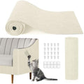Cat Scratching Mat, 118.5"x15.9" Trimmable Self-Adhesive Cat Scratch Carpet by TEBANTY