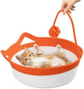 Cat Bed, Cotton Rope Instinct Basket by WEAVELYRICS
