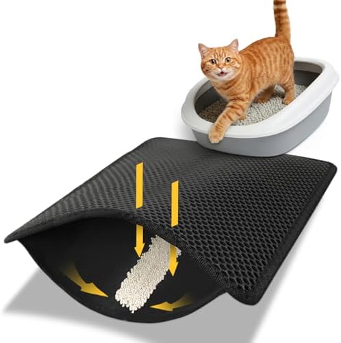 Conlun Cat Litter Trapping Mat for Small Spaces, 23.6"x14.6" Space-Saving by Conlun