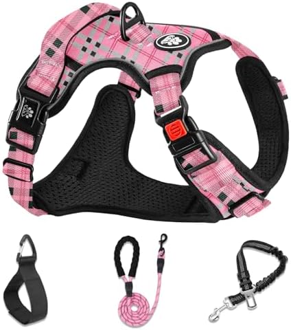 NESTROAD Dog Harness for Small Sized Dog, No Pull Dog Vest Harness Set by NESTROAD