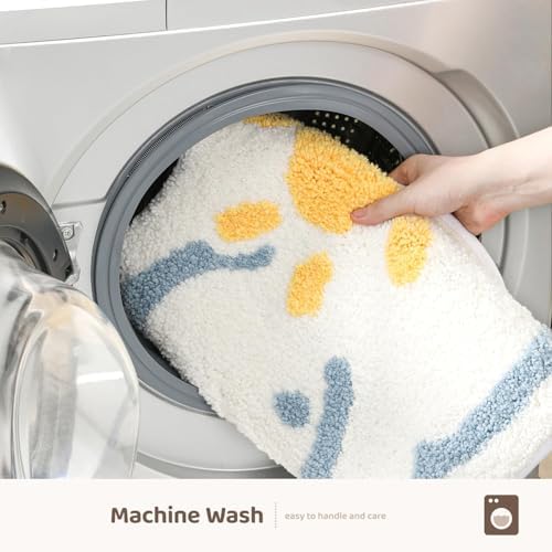 Molesun Cloud Bath Mat 20x31, Soft Absorbent Microfiber Bath Rugs - Image 7