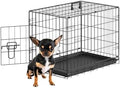 FDW | 24" Foldable Metal Dog Crate | Black | Cage by FDW