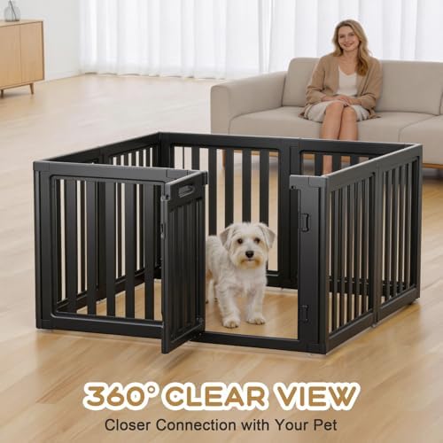 Dog Playpen Indoor, Puppy Playpen, 8 Panels - Image 5