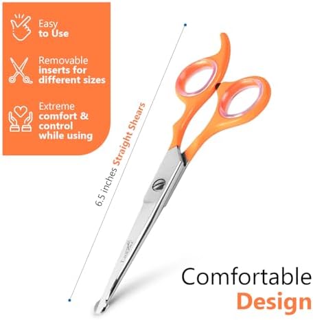 Professional Rounded Dog Scissors - Image 3