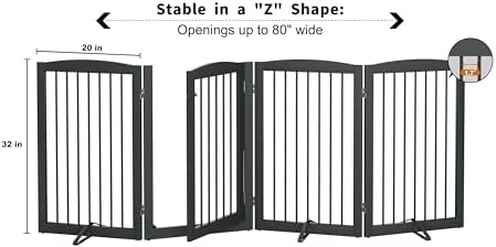 PUPETPO Freestanding Dog Gates - Image 6