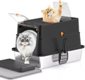 Stainless Steel Litter Box by APPKER