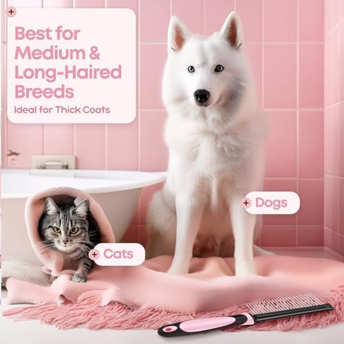 Flexzion Metal Pet Comb for Cats & Dogs - Image 7