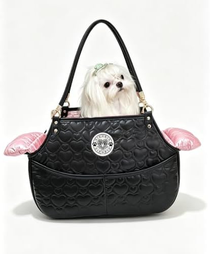 Dog Purse Carrier for Small Dogs up to 15 lbs, Puppy Tote Bag by Unknown