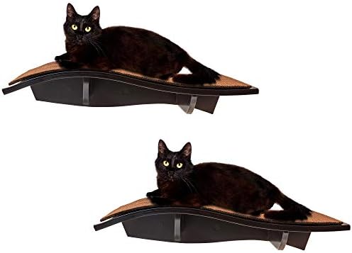 Arf Pets Cat Perch, Wall-Mounted Wooden Shelf by ArfPets