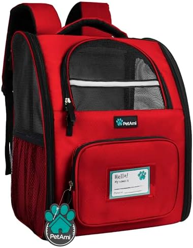 PetAmi Dog Backpack Carrier Airline Approved Cat Pet Puppy Bag by PetAmi