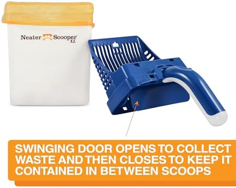 Neater Pet Brands Neater Scooper XL Cat Litter Scoop, 195 Refill Bags – - Image 3