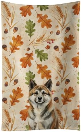 Caroline's Treasures Akita Dogs Kitchen Towel 15x25 in by CarolinesTreasures