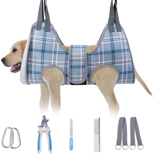 BEAUTYZOO Medium Dog Grooming Hammock Harness, Nail Trim Restraint Sling by BEAUTYZOO