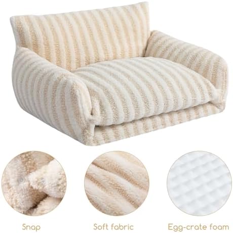 Hollypet Cat Bed Small Dog Orthopedic Couch Beds - Image 5