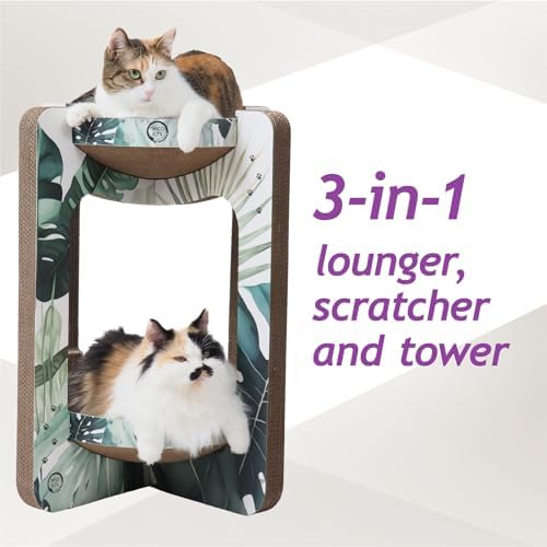 Necoichi Cat Scratcher Tower for Indoor Cats - Image 4