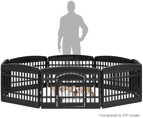 IRIS USA 8-Panel Dog Playpen - Image 2