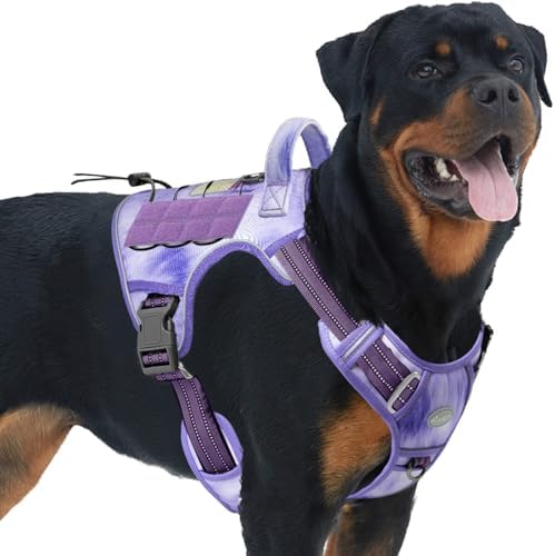 AUROTH Dog Harness for Large Dogs, No Pull Tactical Dog Vest Heavy Duty by AurothPets