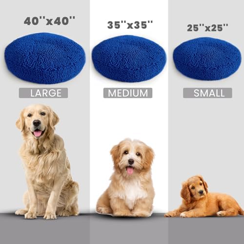 Muddy Mat® Cloud K-9 Bed for Dogs & Cats, Soft & Relaxing Donut Dog Bed - Image 3