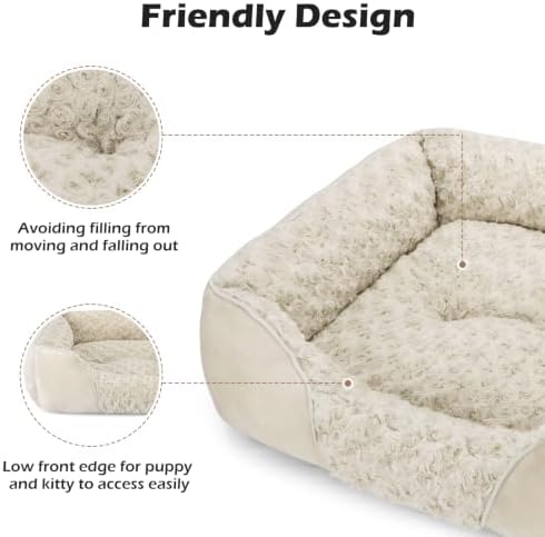 INVENHO X-Large Dog Bed Rectangle Washable Orthopedic Soft Calming Sleeping - Image 4