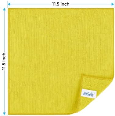 HOMEXCEL Yellow Microfiber Cleaning Cloth, Microfiber Towels - Image 2