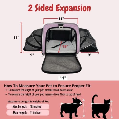 RUFF LIFE 101 Airline Approved Expandable Premium Pet Carrier on Wheels- Two - Image 4