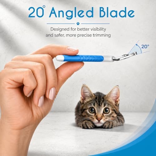 Candure Cat Nail Clipper Stainless Steel Cat Claw Trimmers - Image 7