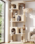 Globlazer F66 Corner Cat Tree, 66in Multi-Level Climbing Tower by Globlazer