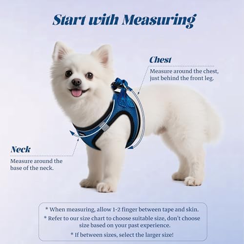 No Pull Dog Puppy Harness and Leash Set Reflective Mesh Vest Large - Image 2