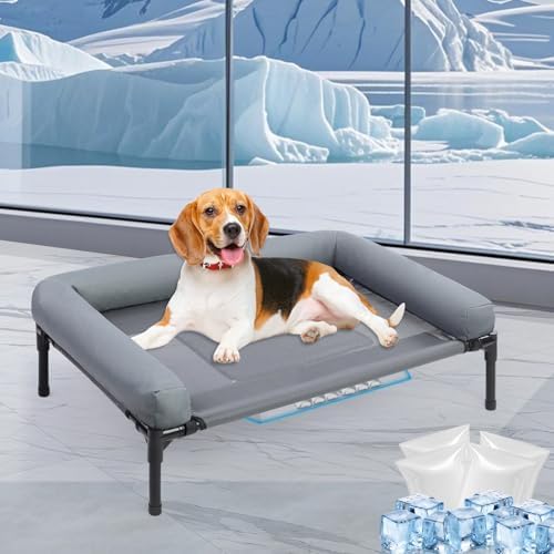 34'' Cooling Elevated Dog Bed by Unknown