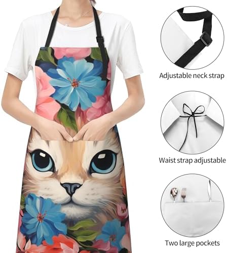 Art Apron with Pocket for Women Men - Image 2