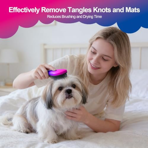 Small Dog Brush, Skin-friendly Soft Bristles - Image 7