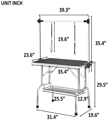 36" Professional Dog Pet Grooming Table, - Image 3