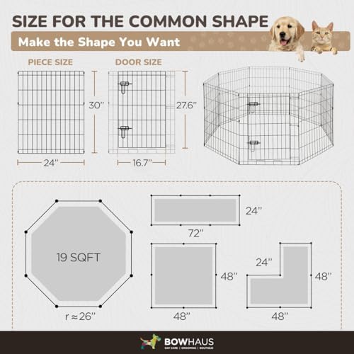 BOWHAUS Foldable Outdoor/Indoor Pet Playpen - Image 3