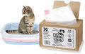 Cat Litter Box Liners 30 Count Drawstring Kitten Waste Bag by Kitty+Litty